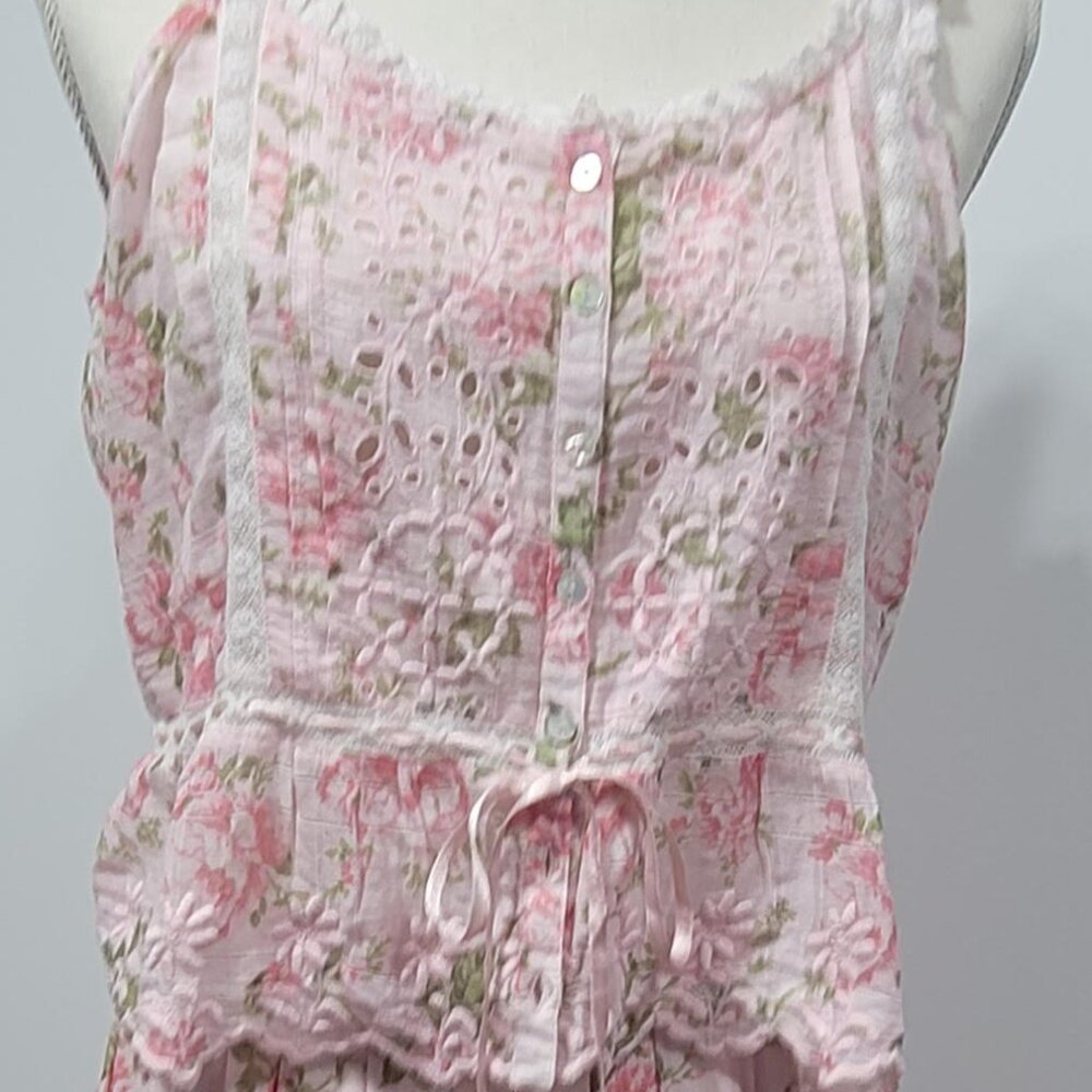 LoveShackFancy Zinnia Top Size L